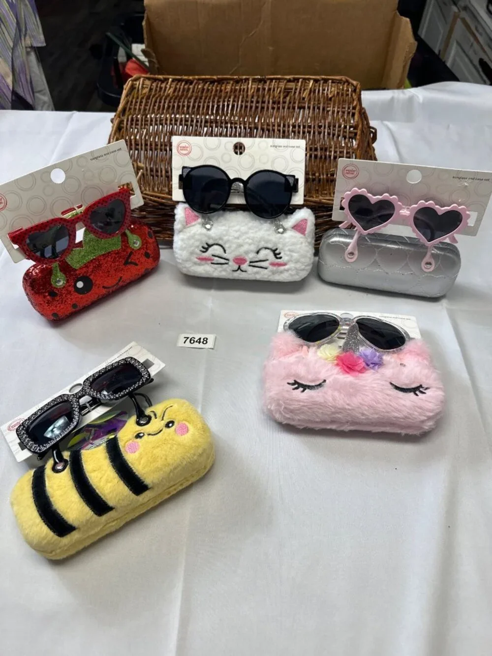 wonder nation sunglass and case set bundle of 5 sets nwt